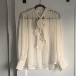 Tie neck blouse. New with tags.